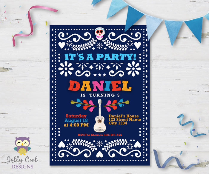 COCO Birthday Party Invitation