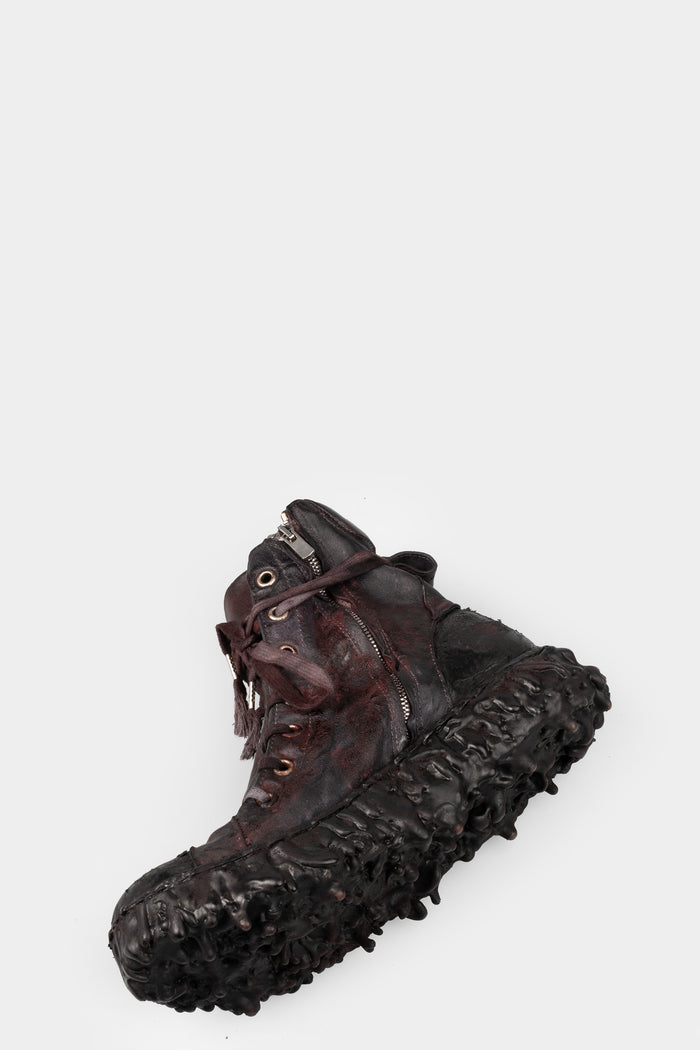 Culture Of Brave | High top drip sole laced sneakers, Magma MELM1W MELT CLASH WRAP