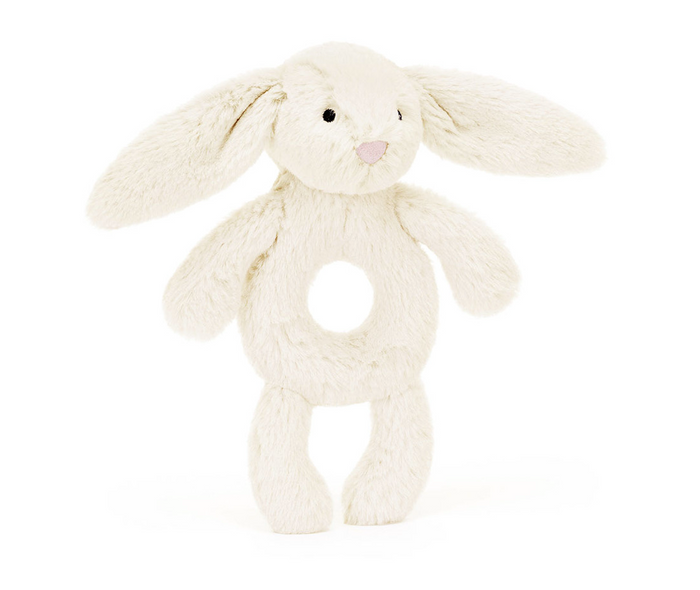 Jellycat Ring Rattle Bashful Cream Bunny