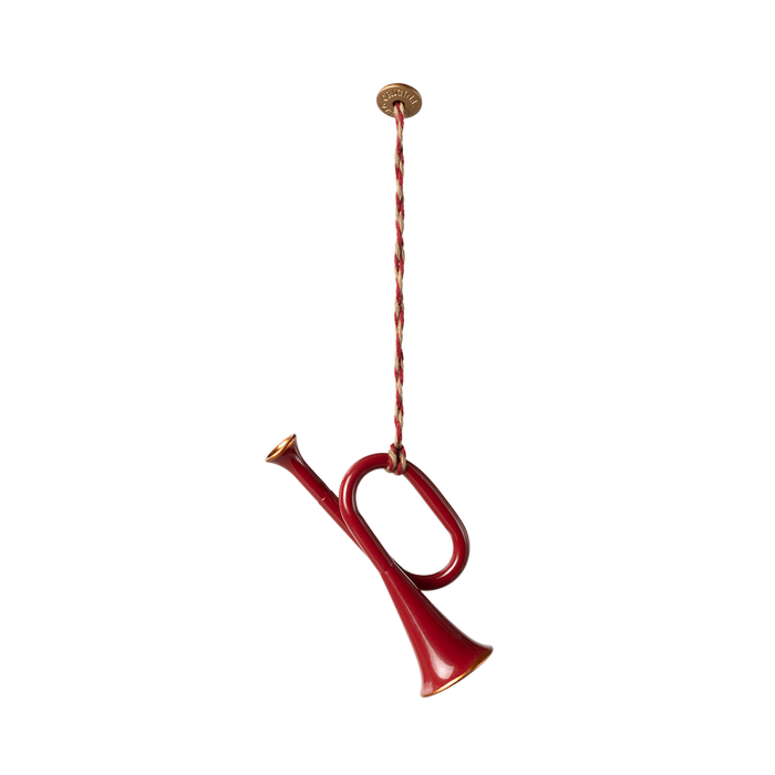 Metal Ornament | Red Trumpet