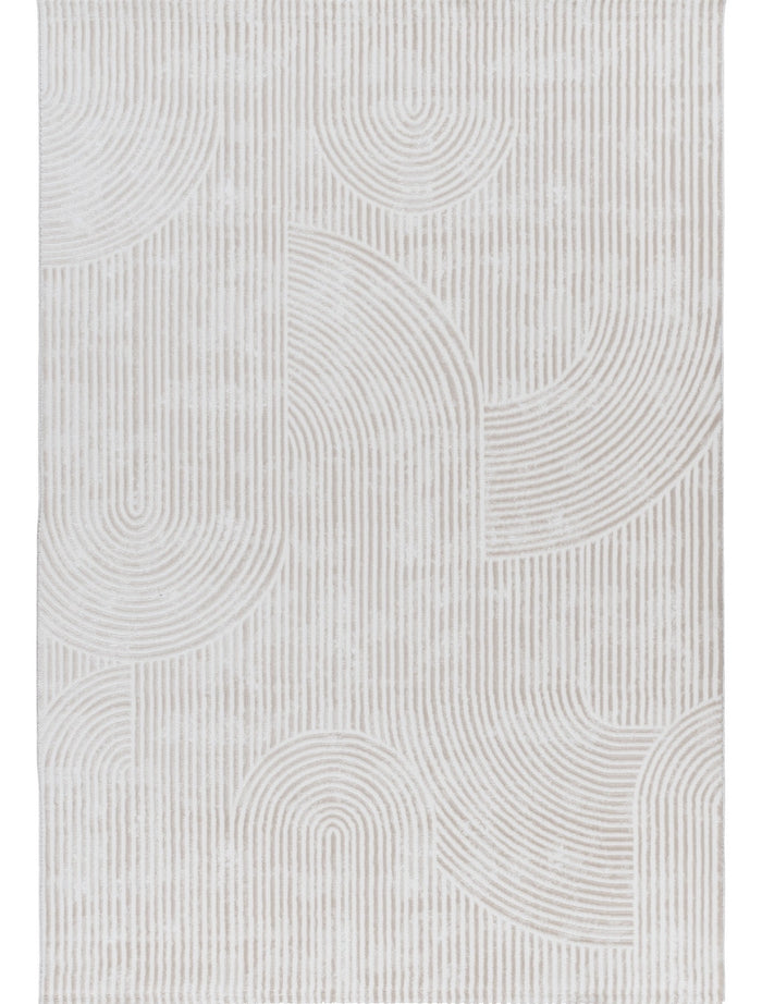 SEHRAZAT SEHRAZAT MODA 1120 BEIGE BOOGJES VLOERKLEED