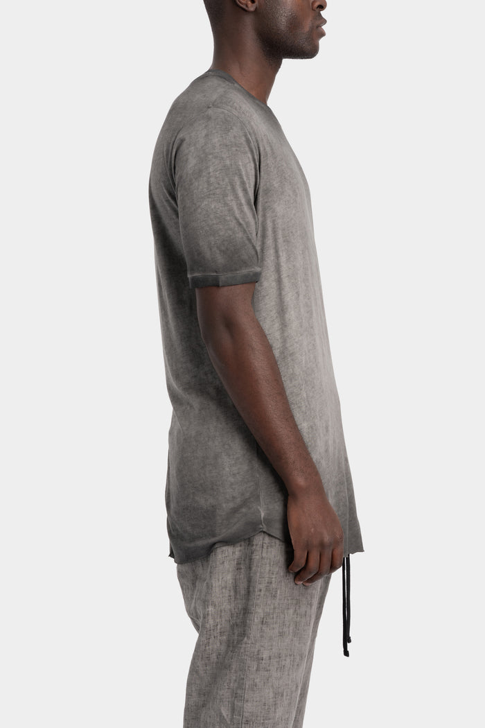 Soft cotton blend t-shirt, Cold dyed grey