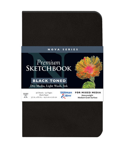 Nova Series Mixed Media Sketchbook - Soft Cover 5.5" x 8.5" - by Stillman & Birn - K. A. Artist Shop