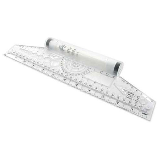 Rolling Ruler - 12 inch - by C-Thru - K. A. Artist Shop