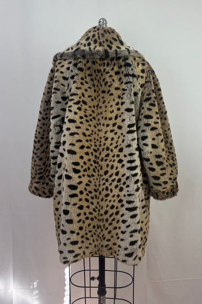 1.2.3. Faux Fur Lepard Print Coat