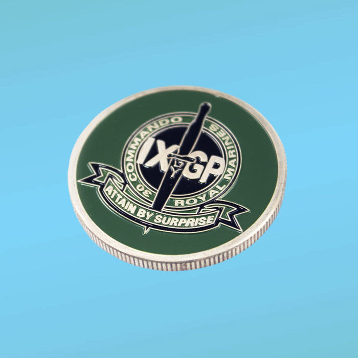 30 Commando IX Group Royal Marines Challenge Coin
