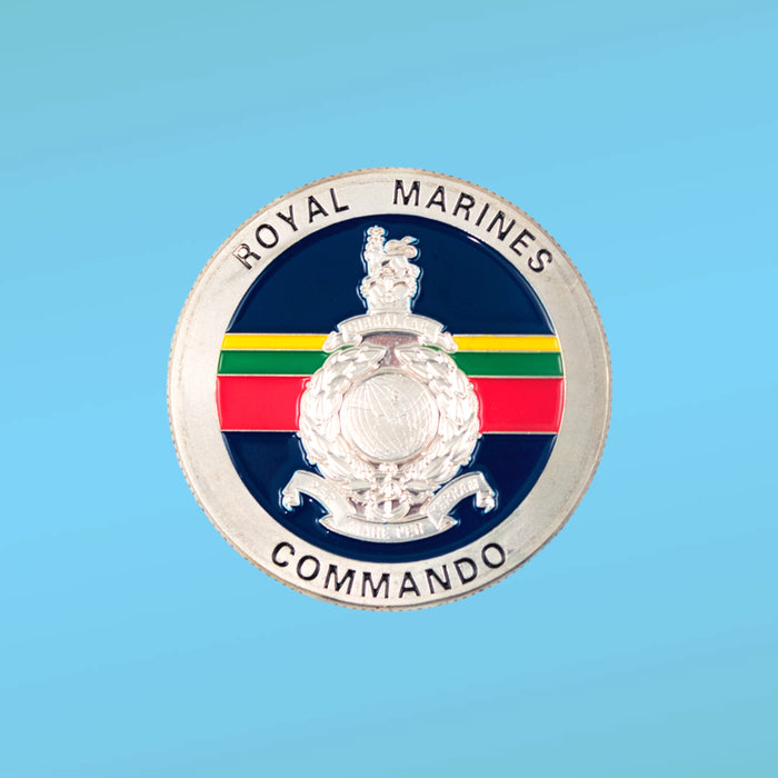 30 Commando IX Group Royal Marines Shield Challenge Coin