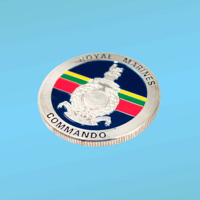 30 Commando IX Group Royal Marines Shield Challenge Coin