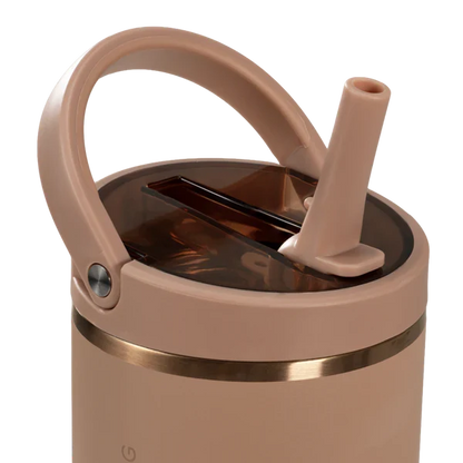 32oz Caramel Hydrojug Sport lid view