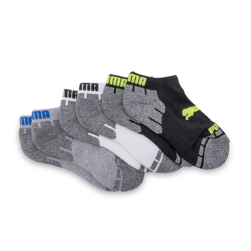 118377-48-PUMA_6_paires_de_bas_pour_enfants_taille_565_P117826037-01-PUMA | 6 pairs of socks (size 5-6.5)-Kids Socks | Accessories-Puma-Yellow Shoes