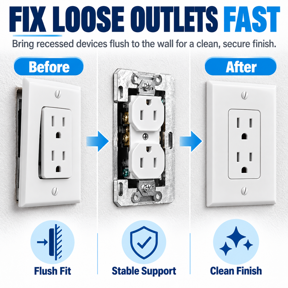Wall Plate Spacers (Metal)