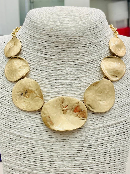 OVAL abstract necklace
