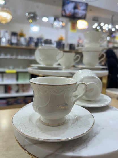 ACR ACR Veronica Espressoset 12 Delig | 6 Persoons Gold