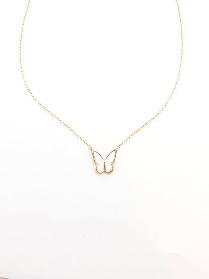 Annabella Gold Butterfly Necklace