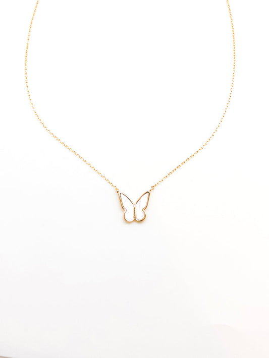 Annabella Gold Butterfly Necklace