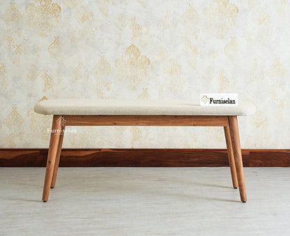 Antilia Wooden Three Seater Dining Bench Cushion Seat Furniselan
Natural Finish