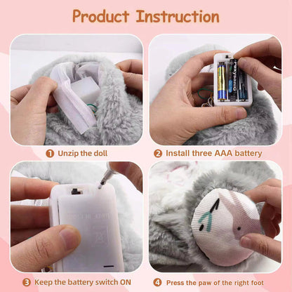 Anxiety Relief Stuffed Animal For Babies | Baby Comforter Plush Toy
