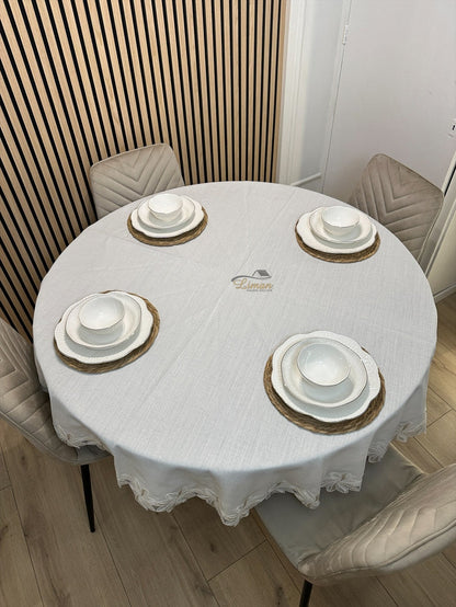 Liman Home Decor - Liman Online Artemis Tafelkleed Cream 1 Delig