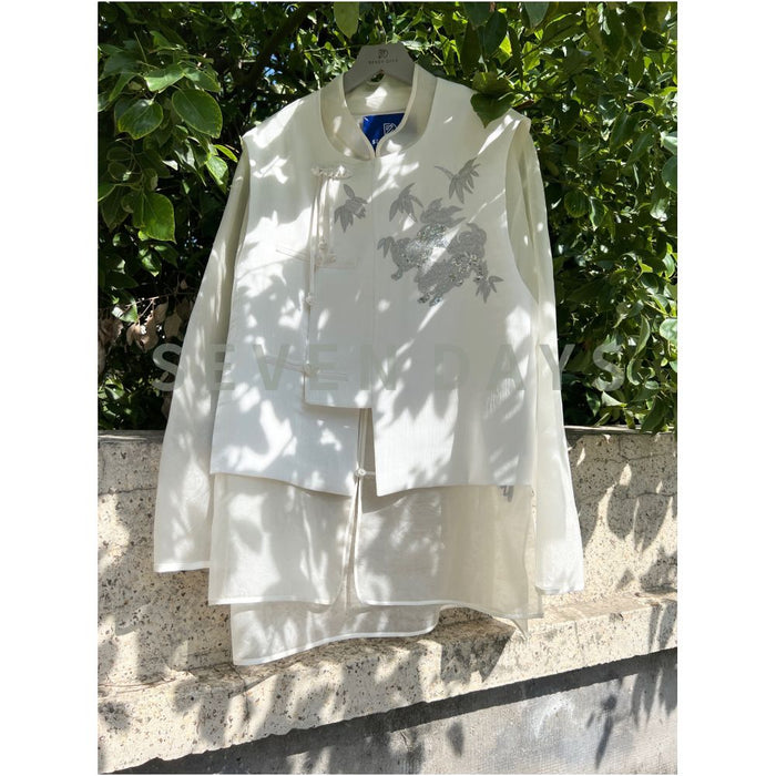 XL / Silver kirin set