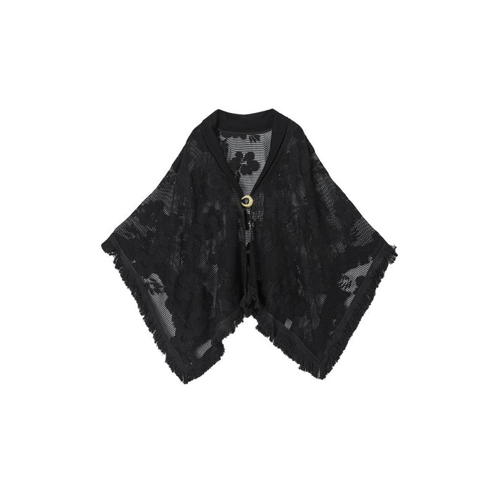 ASAYA5309 – Moonlight Crochet Kimono Cape ✨🌙