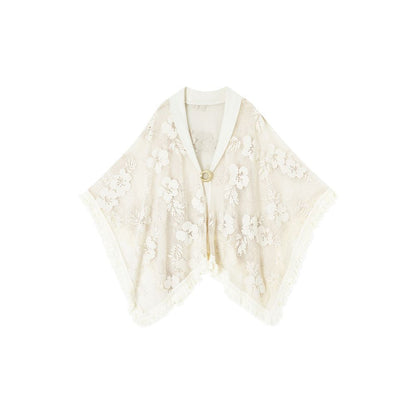 ASAYA5309 – Moonlight Crochet Kimono Cape ✨🌙