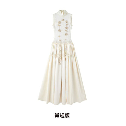 ASAYA5310 – Enchanted Rosette Satin Gown ✨🌙