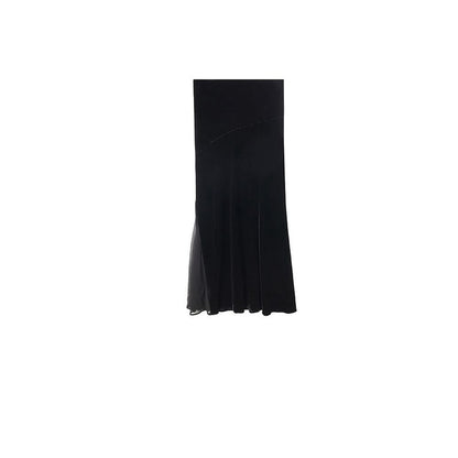 Xs pre sale 30 day shipping / Swan black velvet short