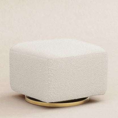 Ivory Boucle with Gold Base