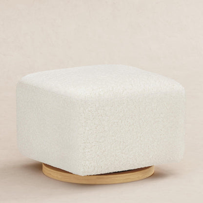 Cream Shearling with Light Wood Base
