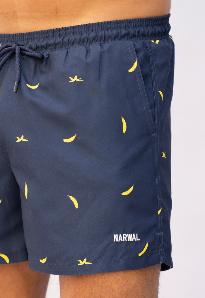 Banana Blue Father & Son Swim Trunks