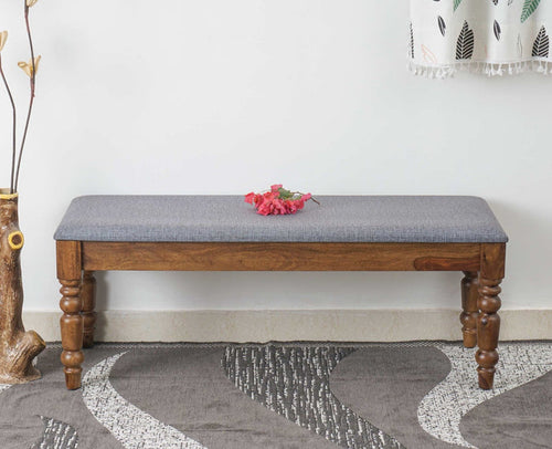 Belgium 3 Seater Sheesham Wood Bench - Furniselan - Teak-Finish