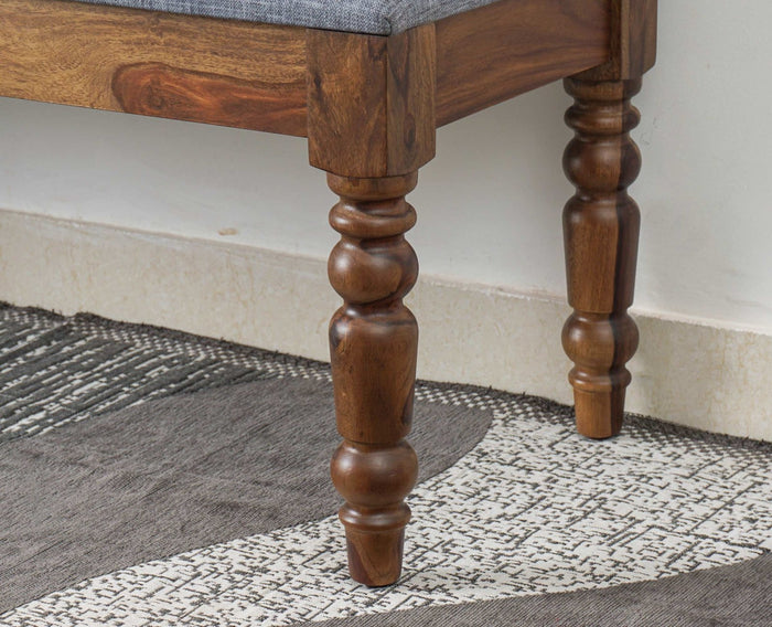 Belgium 3 Seater Sheesham Wood Bench - Furniselan - Teak-Finish
