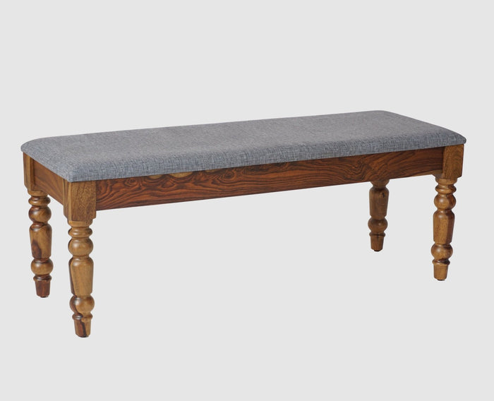 Belgium 3 Seater Sheesham Wood Bench - Furniselan - Teak-Finish