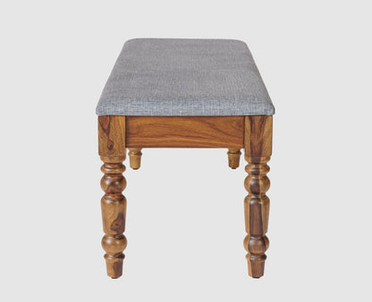 Belgium 3 Seater Sheesham Wood Bench - Furniselan - Teak-Finish