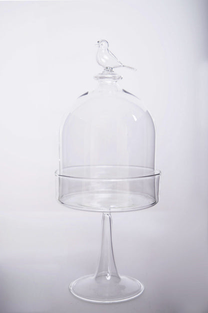 Bird Glass Container