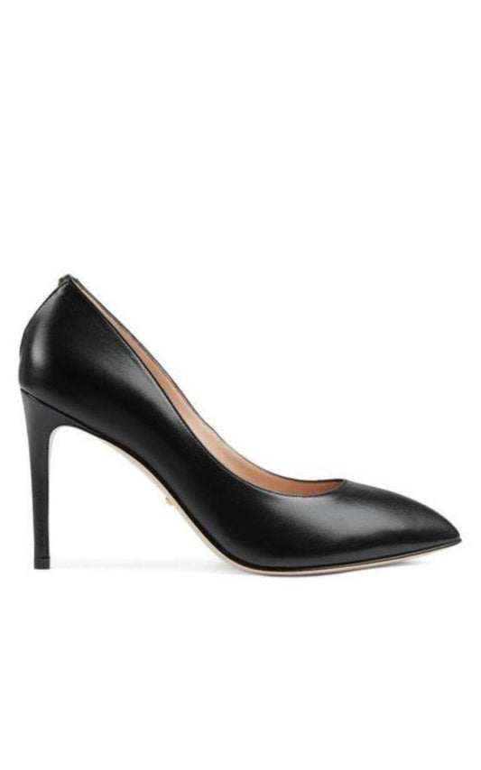 Gucci Black Leather Stiletto Pump - Runway Catalog