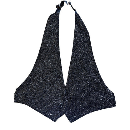 BCBGMAXAZRIA Black Sequins Bralette - Runway Catalog