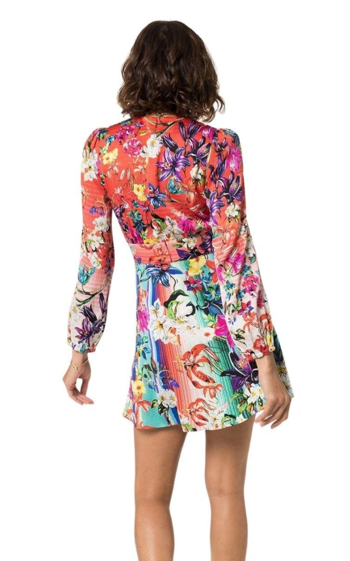 Mary Katrantzou Bloom Floral Print Silk Dress - Runway Catalog