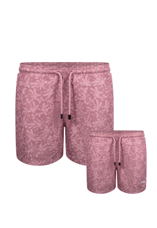 Blossom Father & Son Swim Trunks