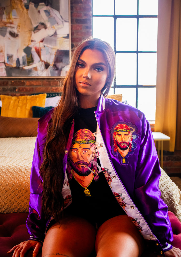 Bomber Jacket - Deep Purple