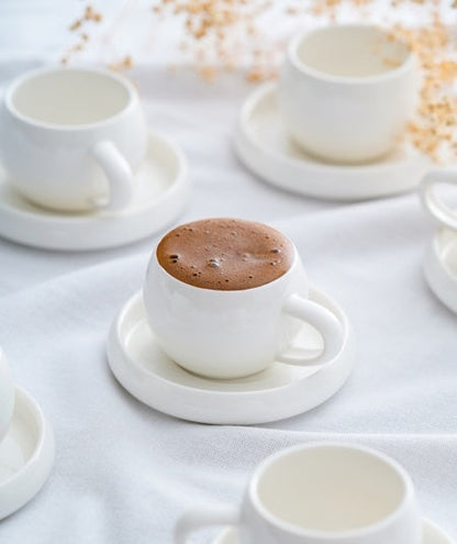 Liman Home Decor - Liman Online Bondy Espressoset 12 Delig | 6 Persoons