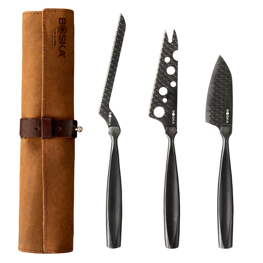 BOSKA® Cheese Knife Set Monaco+ Dark