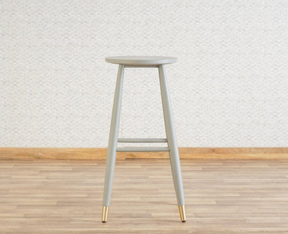 Boston Solid Wood Kitchen Bar Stool Furniselan Cool-Grey