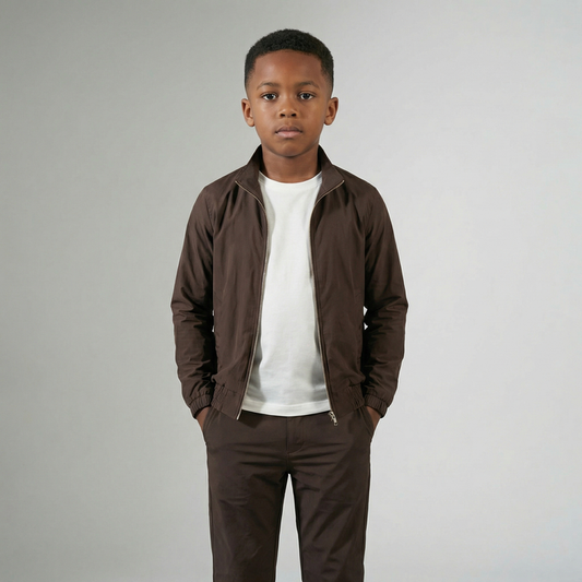 BROWN TECH SUIT KIDS