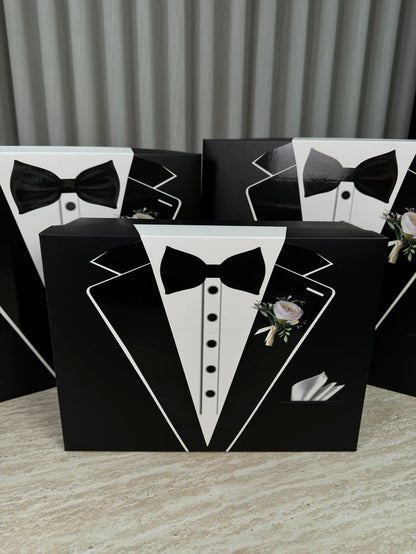Liman Home Decor - Liman Online Bruidegom Doos Zwart 3 delige set