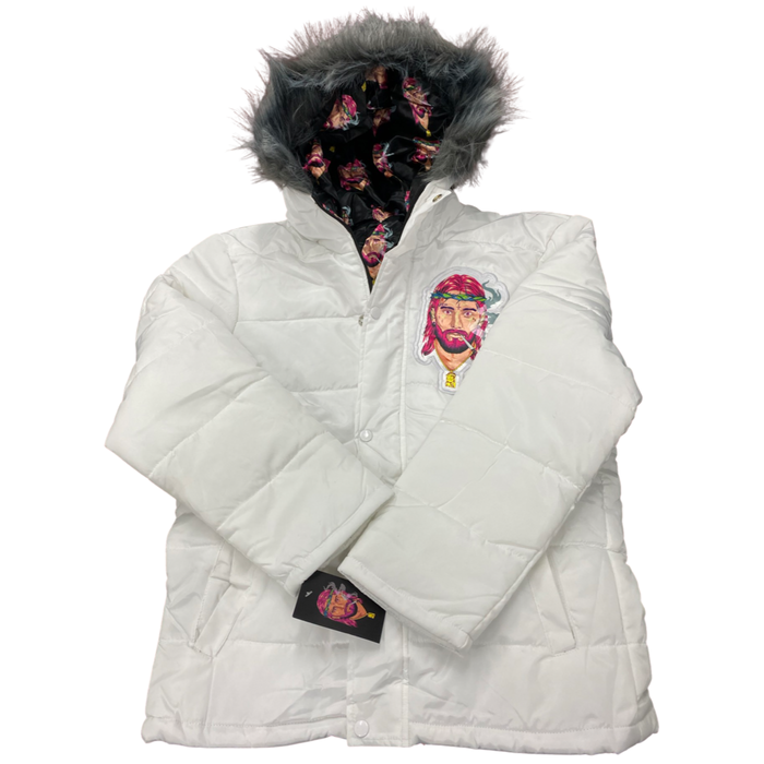 Bubble Coat - White