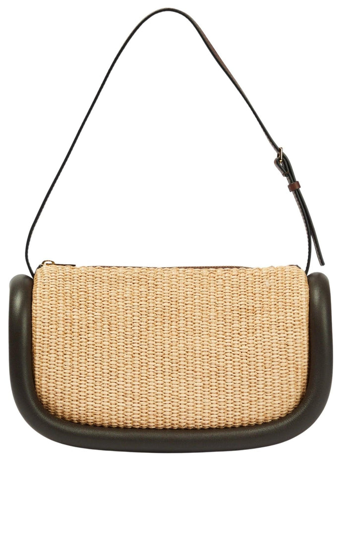 JW Anderson Bumper Small Raffia Shoulder Bag - Runway Catalog