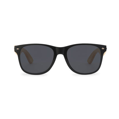 CapeShades Recycled Bamboo Sunglasses Black Frame