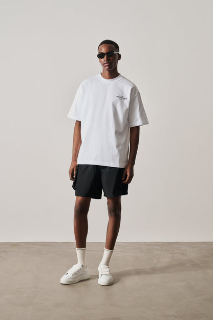 CARGO POCKET SWIM SHORTS - BLACK