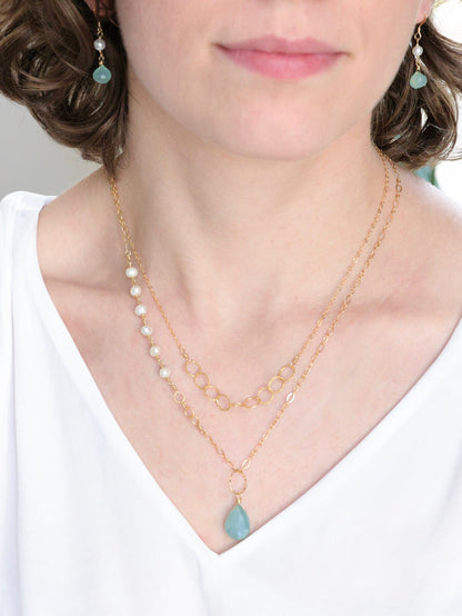 Cecilia nh necklace in gold